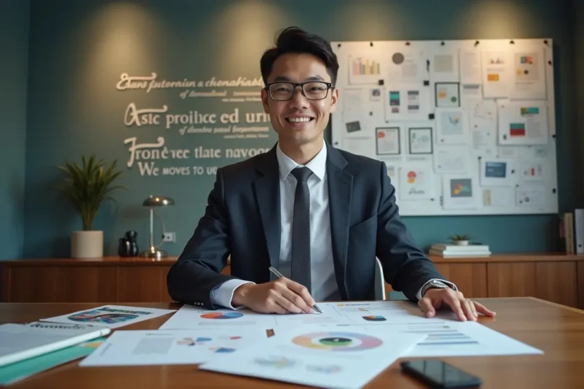 professional crafting a memorable personal brand for long-term success