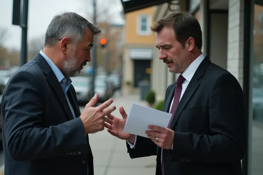 motorcycle accident victim discussing common liability misconceptions with legal professional